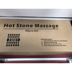 Massage Stones Set 40 pieces